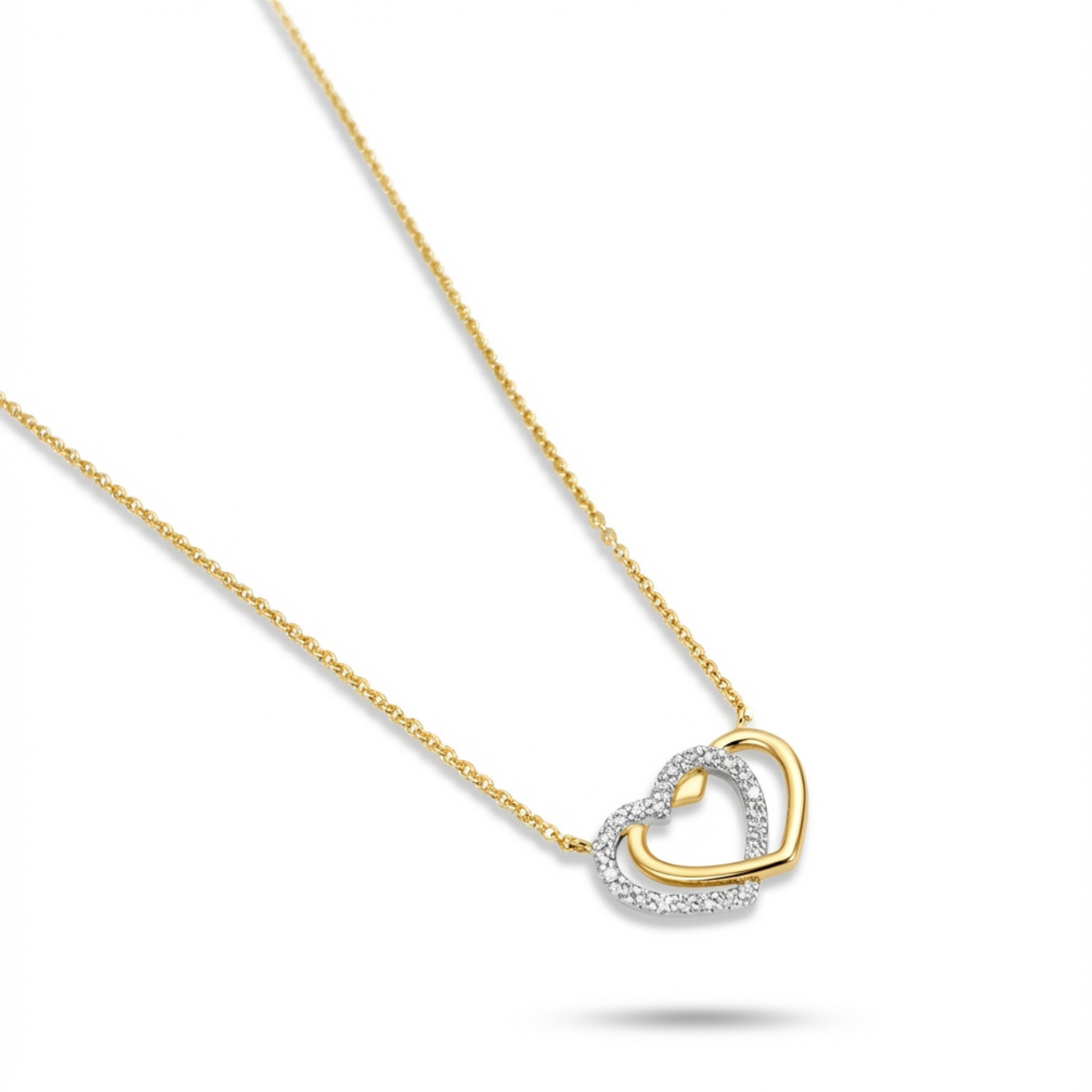 Collana due ori con cuori intrecciati_2