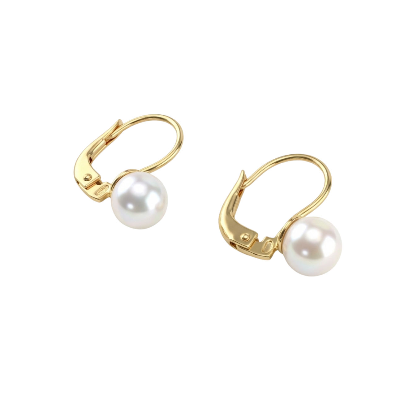 Orecchini a monachella in oro giallo con perla_2