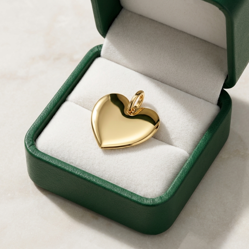 Ciondolo cuore in oro giallo_3