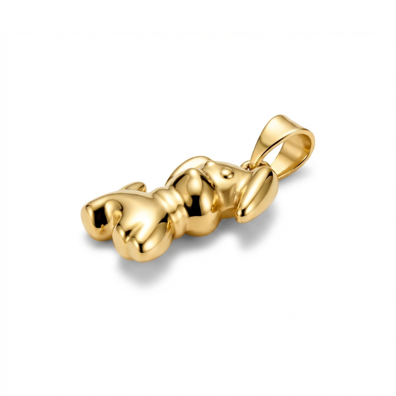 Ciondolo cane in oro giallo_2