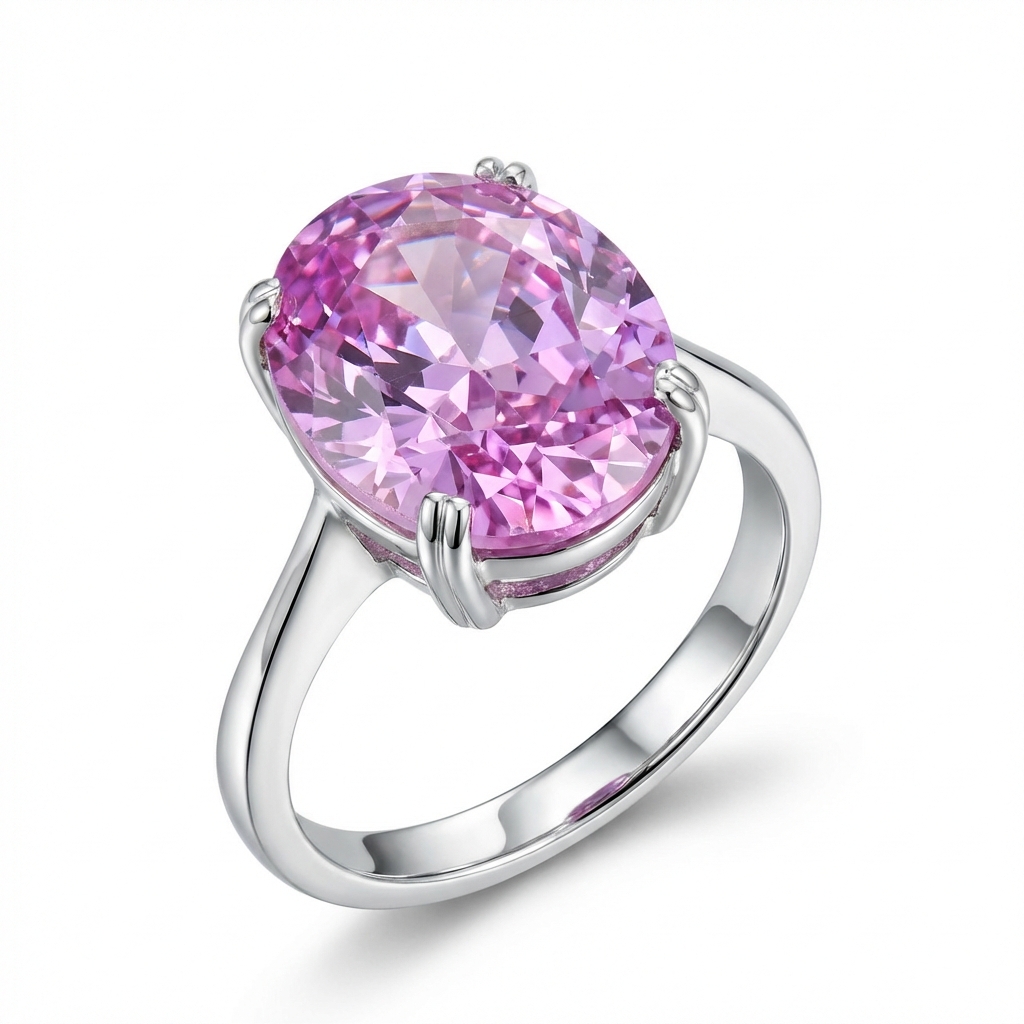 Anello in oro bianco con grande ametista_2