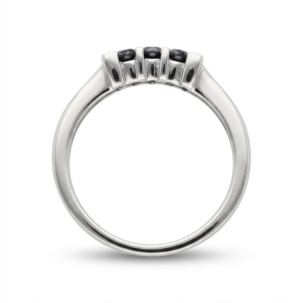 Anello veretta oro bianco con diamanti naturali_3