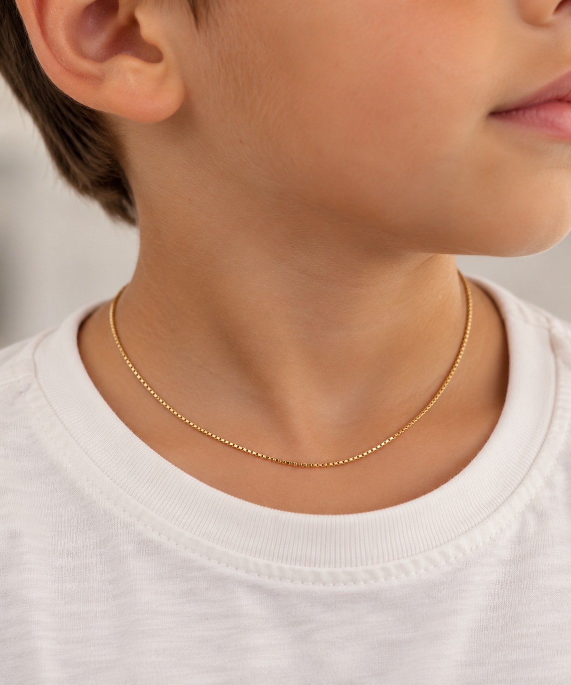 Collana con maglia veneziana in oro_4