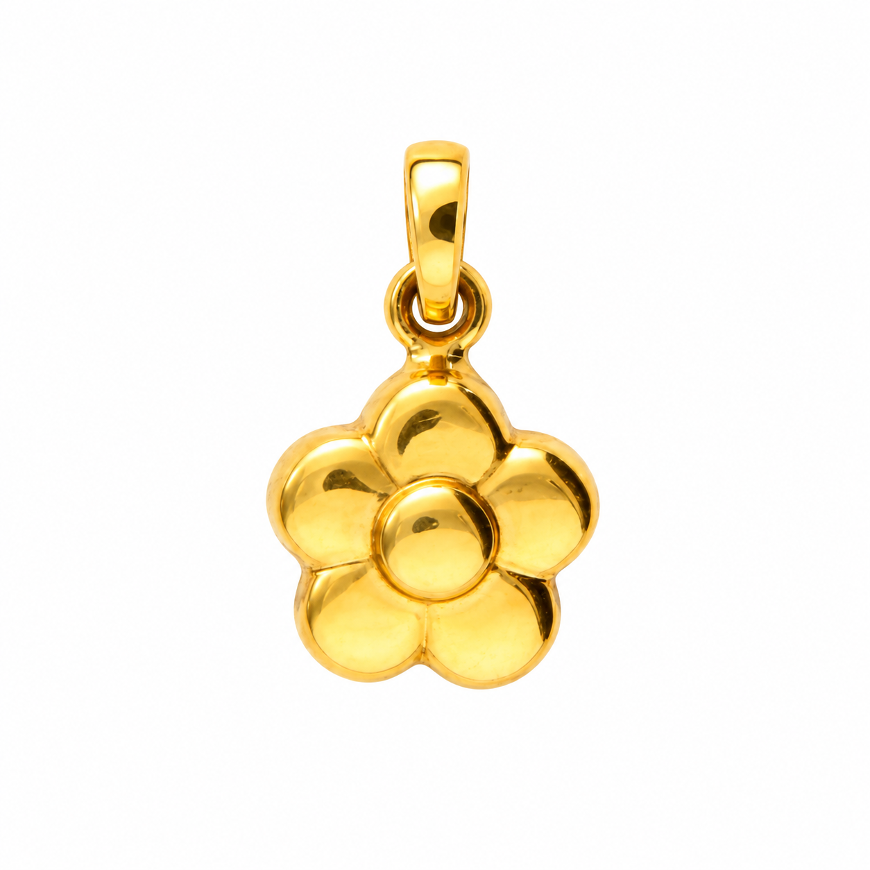 Ciondolo fiore in oro giallo_1