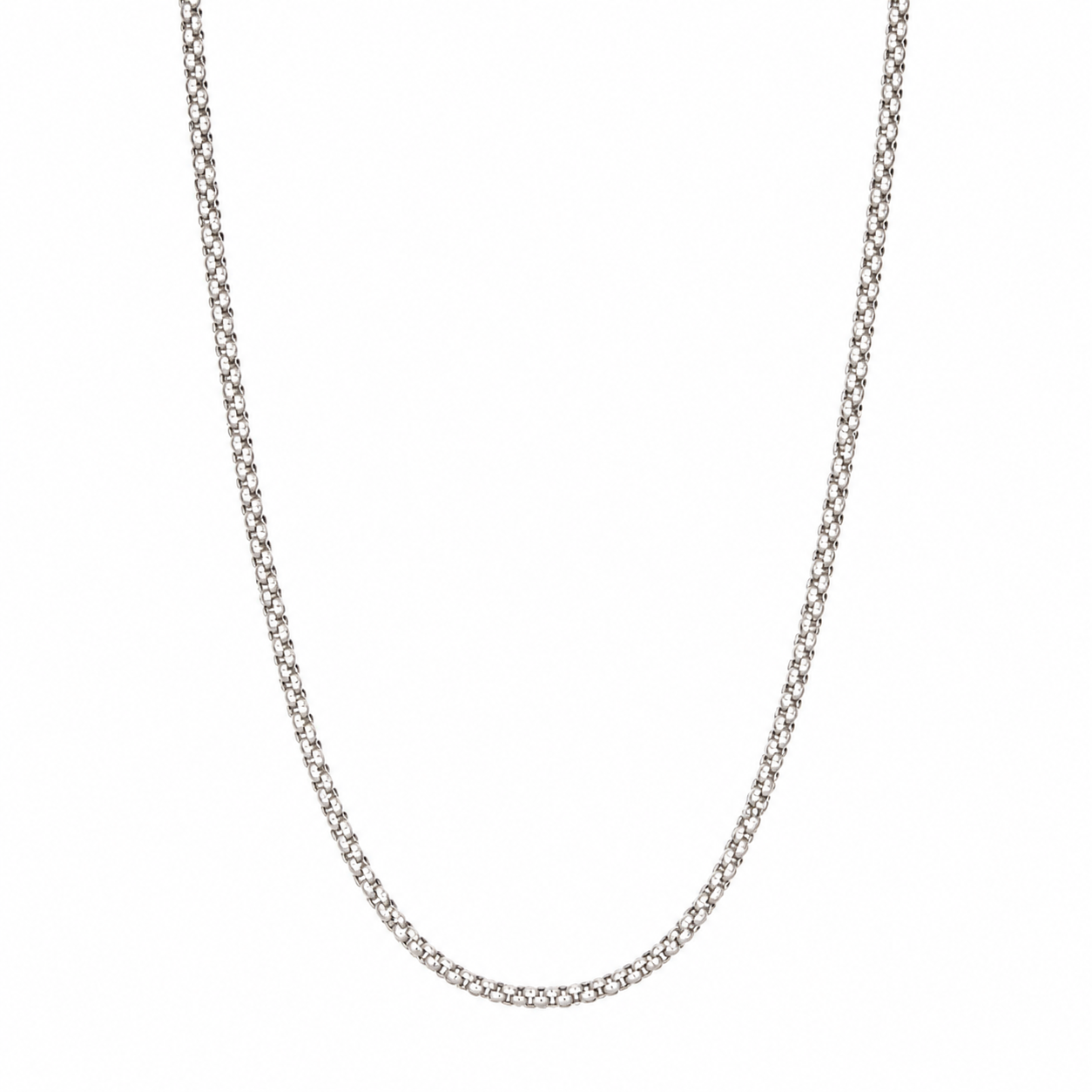 Collana a nido d`ape in oro bianco_1
