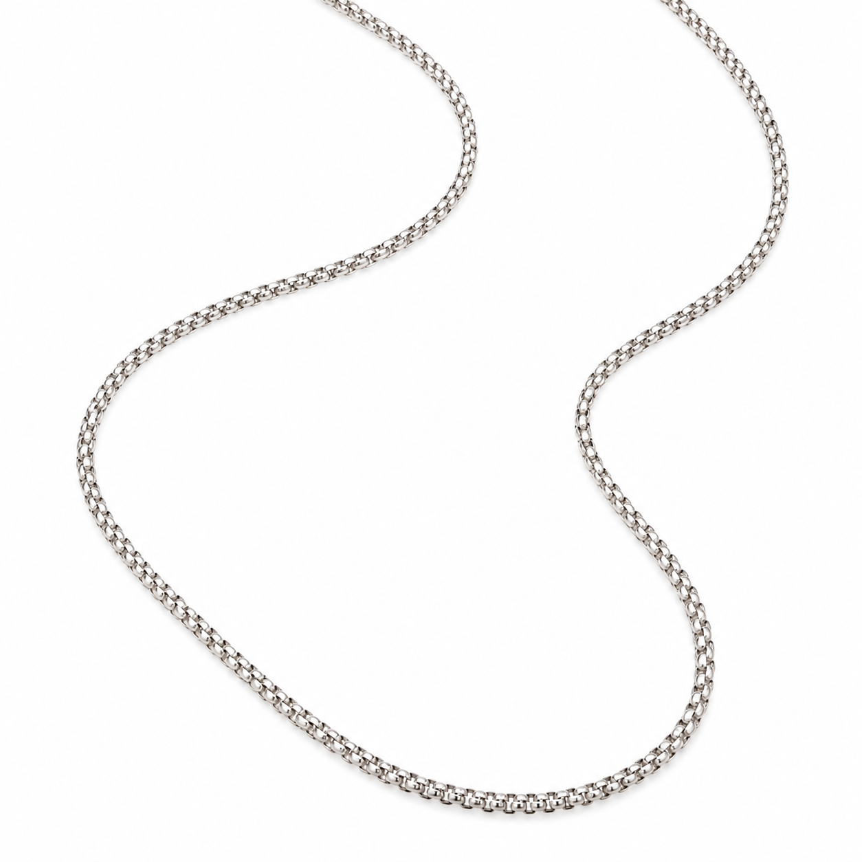 Collana a nido d`ape in oro bianco_2